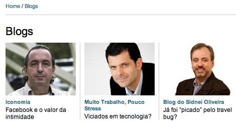 Três novos blogs em EXAME.com