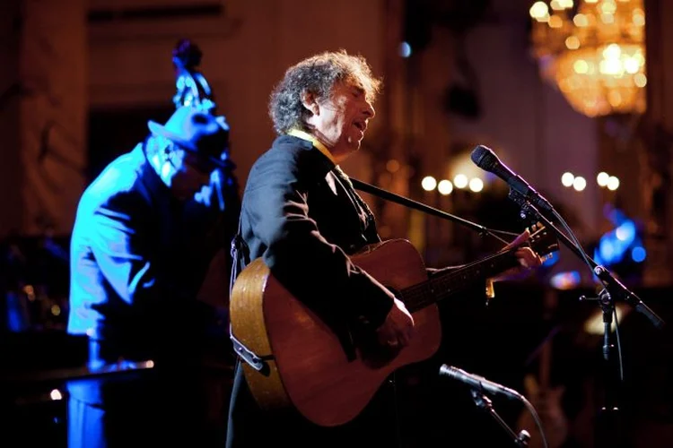 Bob Dylan: cantor não foi à cerimônia do prêmio, mas enviou um discurso (Pete Souza/Casa Branca/Wikimedia Commons)