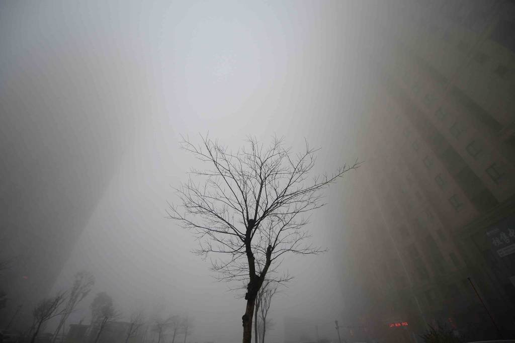 As imagens "apocalípticas" da poluição do ar na China