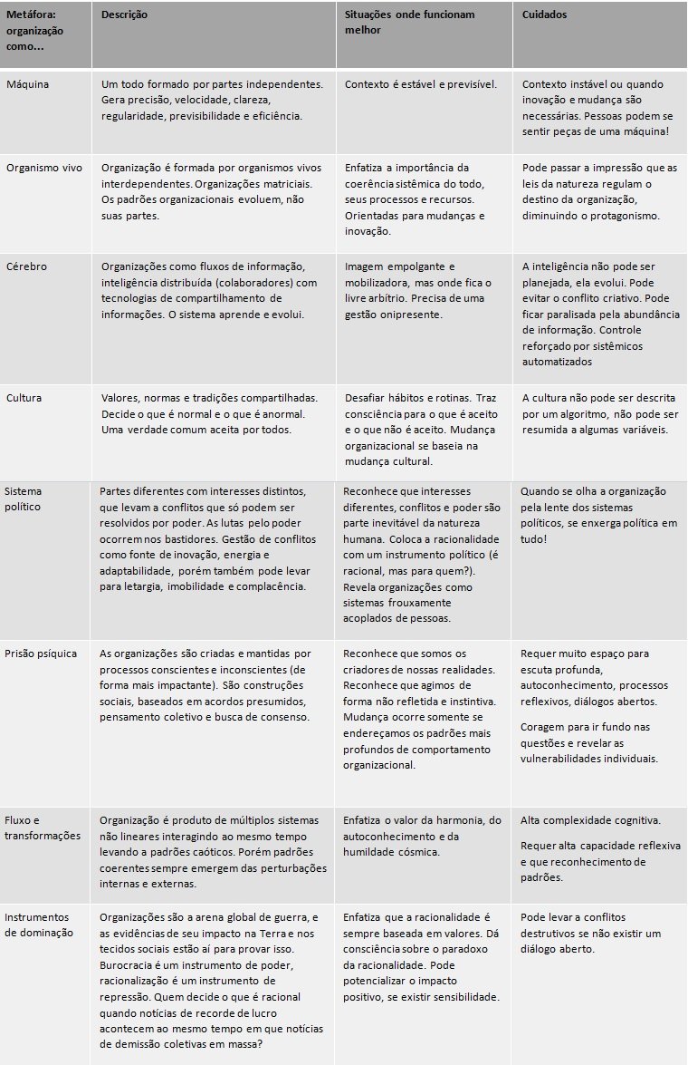 O jeito que pensamos no negócio influencia na forma como agimos na organização?