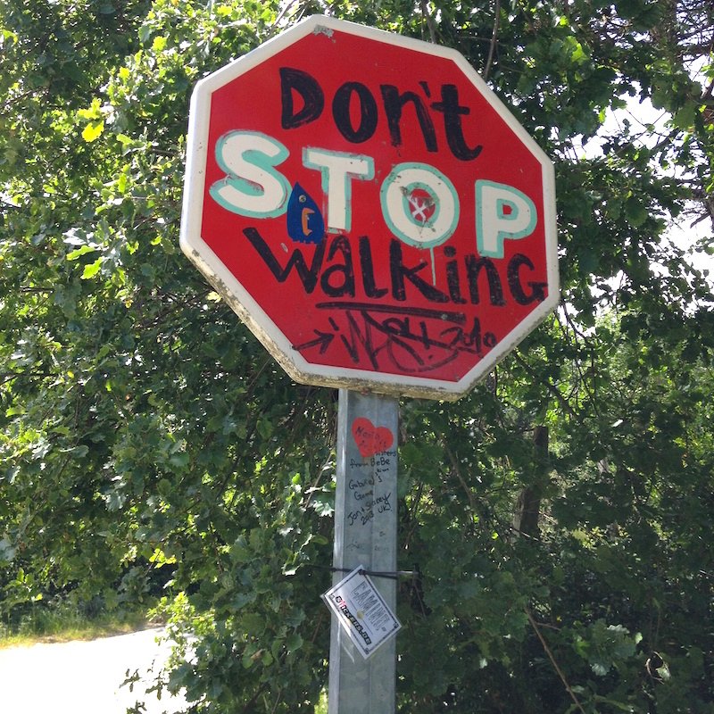 Don't stop walking