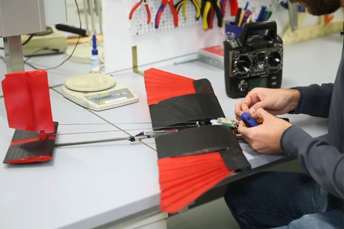 Universidade suíça cria drone com plumas que imita voo das aves