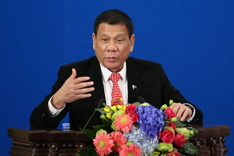 Duterte: o político ganhou as eleições presidenciais depois de prometer eliminar milhares de traficantes de droga e restabelecer a pena de morte (Getty Images)