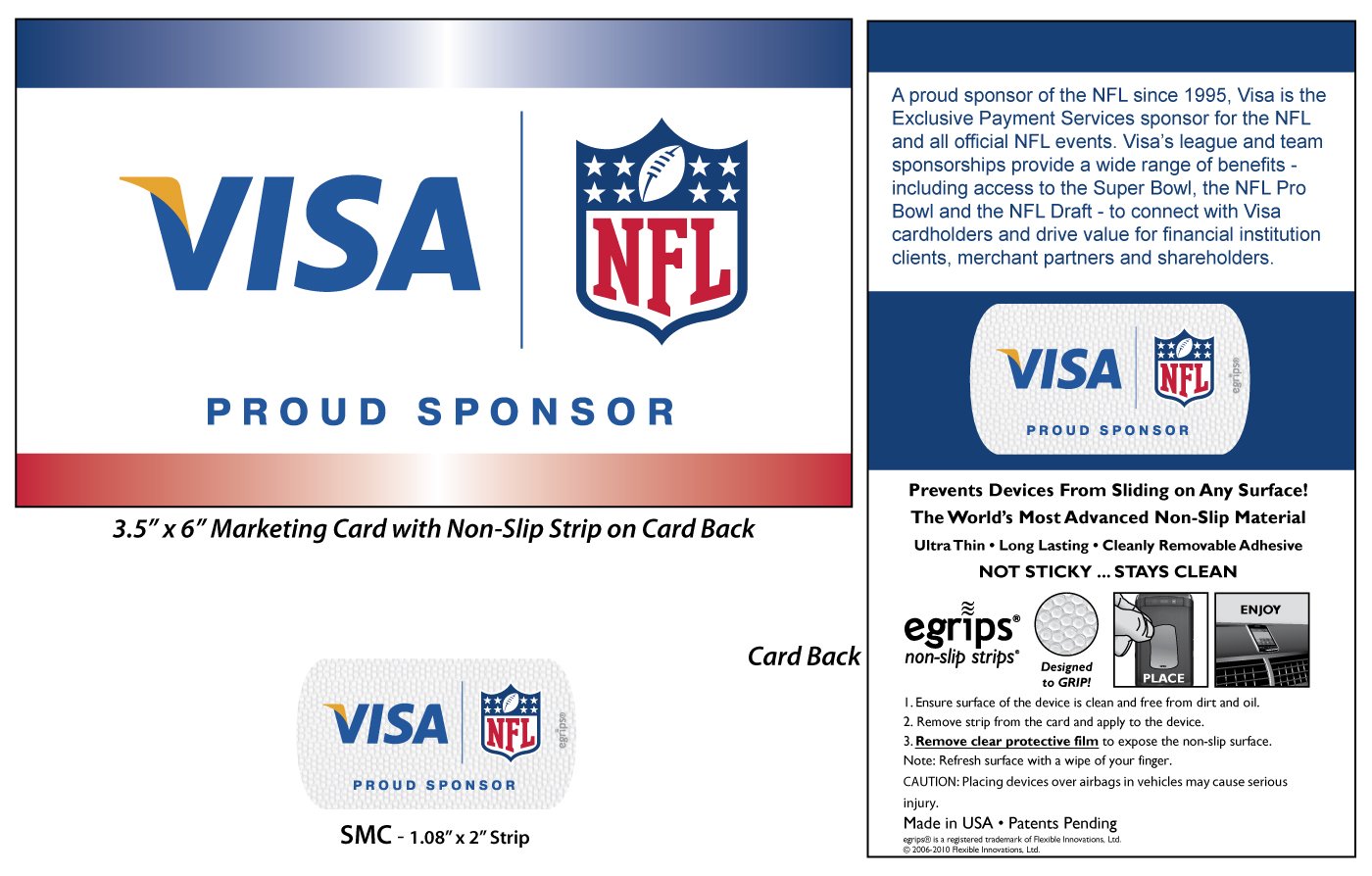 Visa amplia direitos de patrocínio da NFL no Brasil
