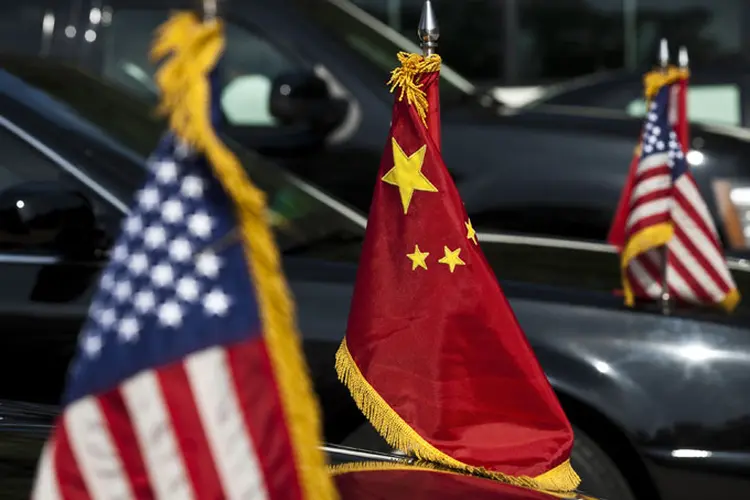 EUA e China: "O presidente Trump deixou claro que a situação não é sustentável" (Reprodução/Getty Images)