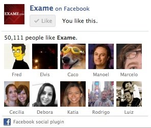 Mais de 50 mil fãs de EXAME.com no Facebook!