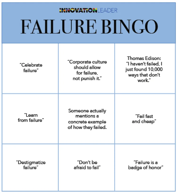 failure bingo