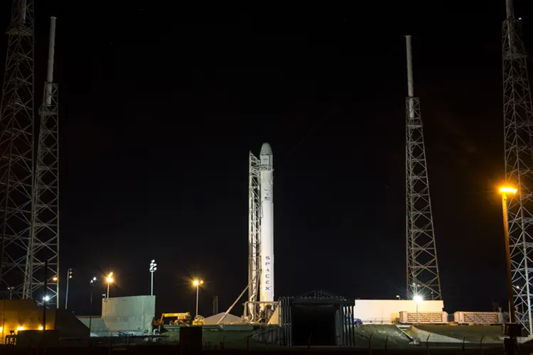 Falcon: A SpaceX é uma das empresas contratadas pela NASA para levar suplementos à Estação Espacial Internacional (Getty Images)