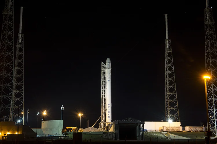 Falcon: A SpaceX é uma das empresas contratadas pela NASA para levar suplementos à Estação Espacial Internacional (Getty Images)