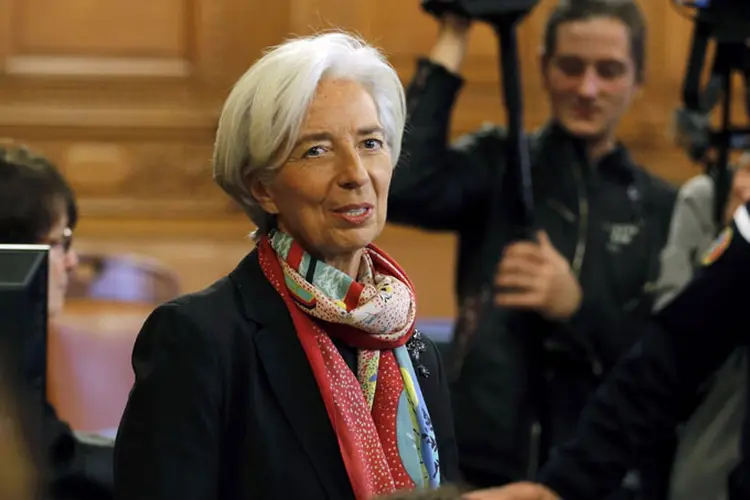 Lagarde: a diretora do Fundo é investigada por suposta negligência que provocou desvio de dinheiro público (Philippe Wojazer/Reuters)