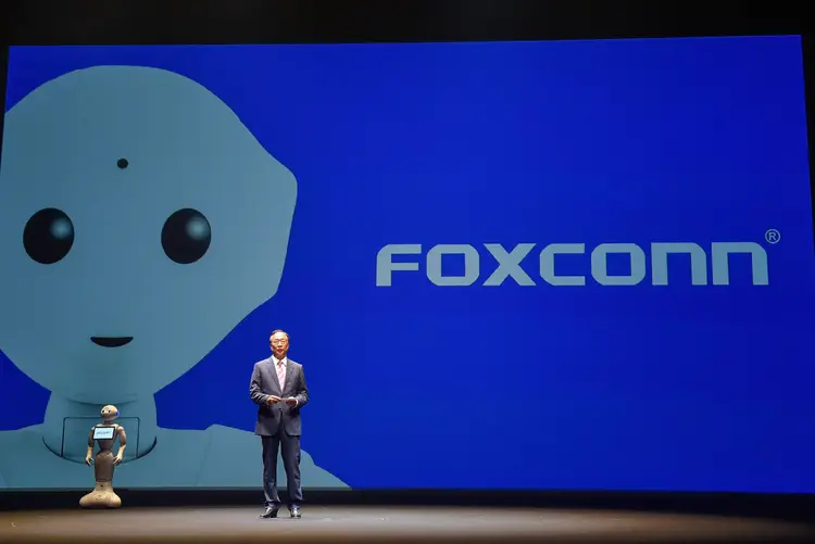 Foxconn: a companhia produz os robôs em sua fábrica no leste da China (Koki Nagahama/Getty Images)