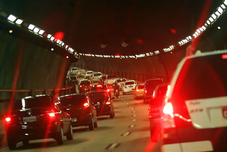 Trânsito: os terminais rodoviários da capital paulista devem receber 520 mil pessoas (Jefferson Bernardes/Getty Images)