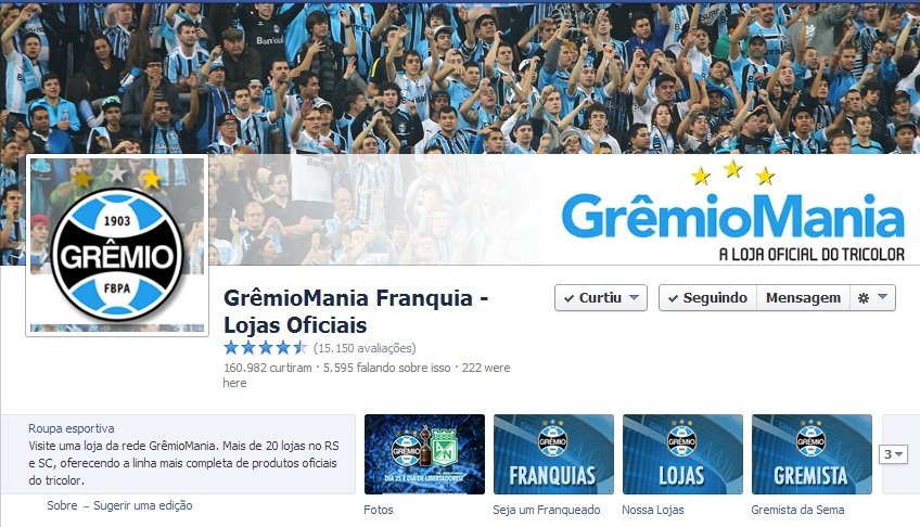 Grêmio investe em redes sociais e venda de produtos cresce 20%