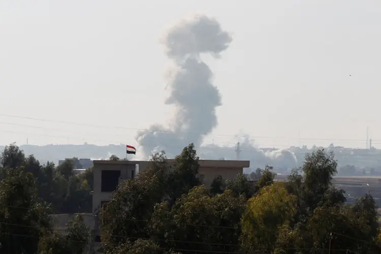 Bombas: o ataque faz parte da operação que a coalizão internacional realiza para libertar Mossul do EI (Reuters)