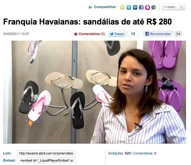 Programa sobre franquia estreia com Havaianas