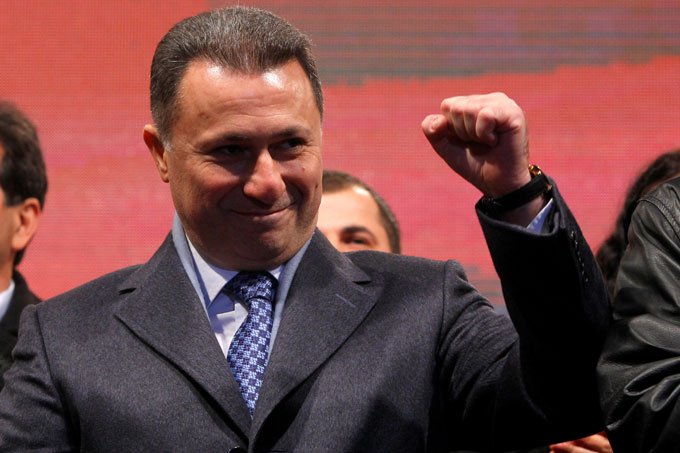 Macedônia: em 2015, o SDSM acusou o primeiro-ministro Nikola Gruevski de lançar um sistema de escutas telefônicas contra mais de 20.000 opositores (Ognen Teofilovski/Reuters)
