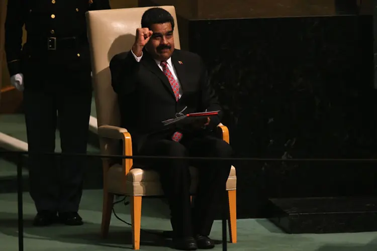 Nicolás Maduro: o vice-presidente do Legislativo disse que Maduro havia deixado de "ser presidente" (Getty Images)