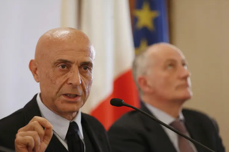 Marco Minniti, ministro do Interior da Itália: "o homem morto era, sem sombra de dúvida, Anis Amri" (Alessandro Bianchi/Reuters)