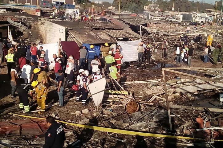 Explosões em fábrica de fogos no México deixa ao menos 20 mortos
