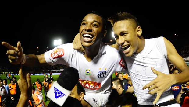 De Santos para Espanha: Neymar é um novo Robinho?