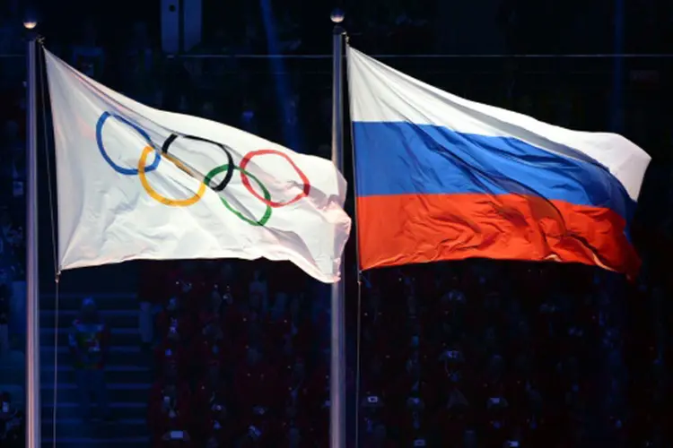 Rússia: contínuo escândalo de doping da Rússia forçará o país a competir sob uma bandeira neutra (Yuri Kadobnov/AFP)