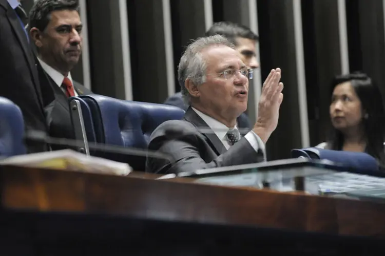 Renan Calheiros: presidente do Senado chamou de invasão a decisão do ministro Fux (Senado/Divulgação)