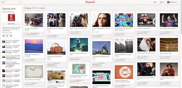 Que tal seguir EXAME.com no Pinterest?