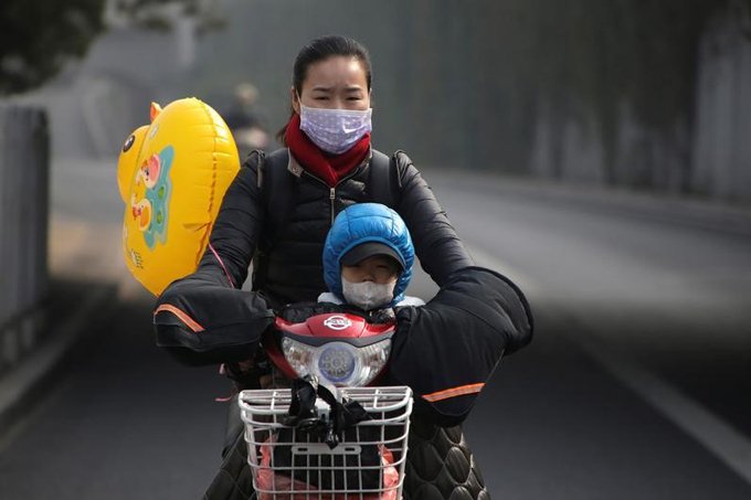Poluição em cidade chinesa ultrapassa em 100 vezes limite da OMS