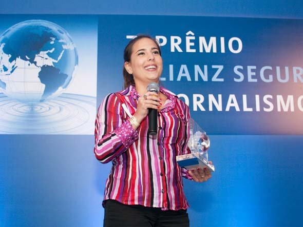 Priscila Yazbek ganha Prêmio Allianz Seguros de Jornalismo