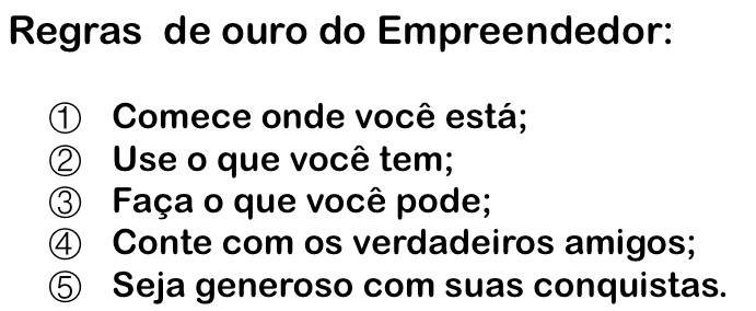 regras empreendedor