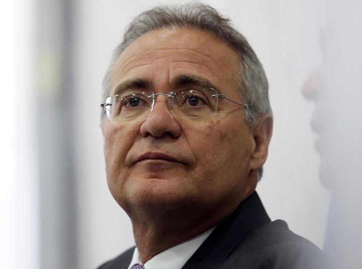 Renan Calheiros: o senador e seu filho receberam dinheiro da Odebrecht. Renan solicitou solicitou o pagamento de R$ 1,2 milhão ao PMDB (Reuters/Reuters Brazil)