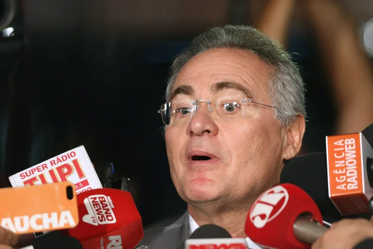 Renan Calheiros: senador lembra que não conseguiu aprovar o fim dos supersalários, e critica a reforma trabalhista (Adriano Machado/Reuters)