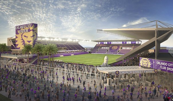 Em grande estilo, Orlando City inicia a construção de seu estádio