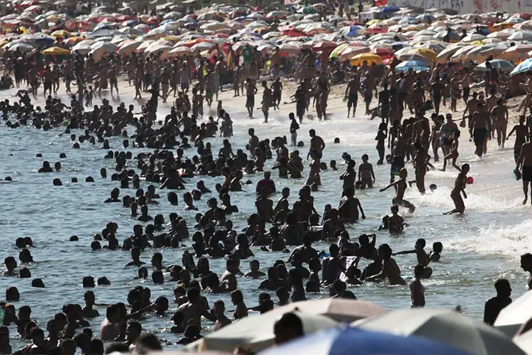 Rio: de acordo com a meteorologista Juliana Hermsdorff, do Alerta Rio, a previsão é de que o calor continue (Getty Images)