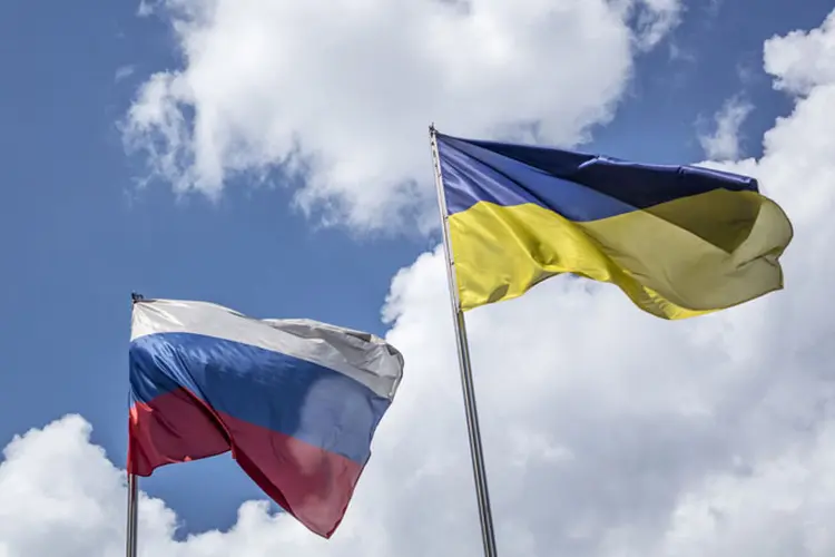 Rússia e Ucrânia: Vladimir Putin acusou o governo da Ucrânia de aquecer o conflito no leste do país (Bloomberg/Bloomberg)