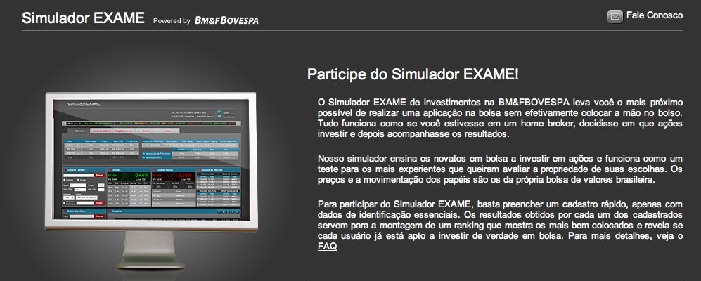 Simulador EXAME entra em nova fase