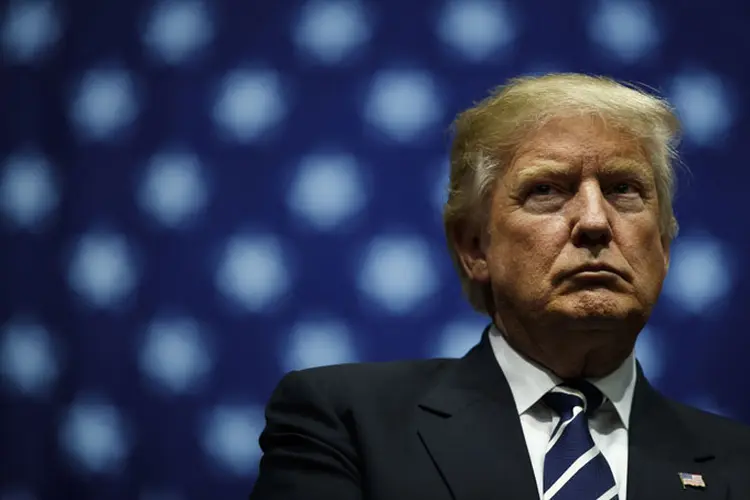 Trump: "eles estão trazendo-os de outros países", disse Trump (Getty Images)
