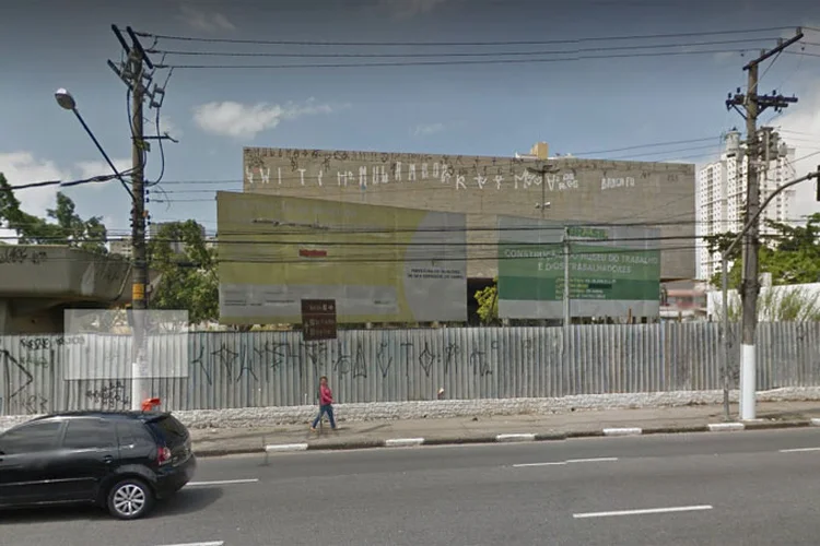 Museu: Conhecido popularmente como "Museu do Lula", o espaço está em construção ao lado do Paço Municipal, em São Bernardo do Campo (Google Street View/Reprodução)