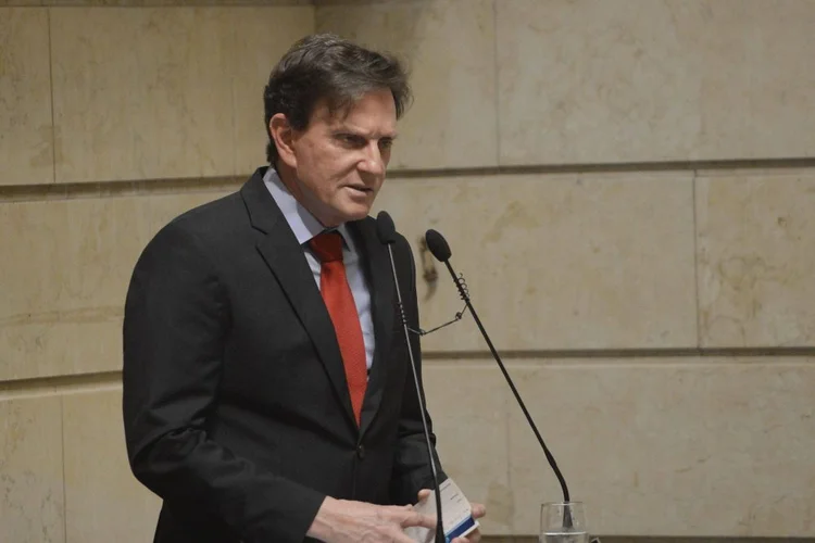 Crivella: segundo o prefeito, as despesas da prefeitura concentram-se em encargos da dívida, no aumento do custeio e nos planos de cargos e salários (Fernando Frazão/Agência Brasil)