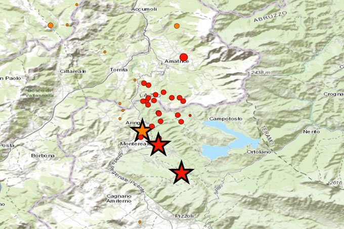 Novo terremoto atinge o centro da Itália