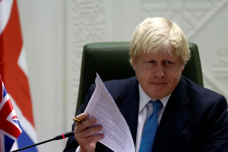 Boris Johnson: a visita de Johnson sucede outra realizada em dezembro por representantes de May (Faisal Al Nasser/Reuters)