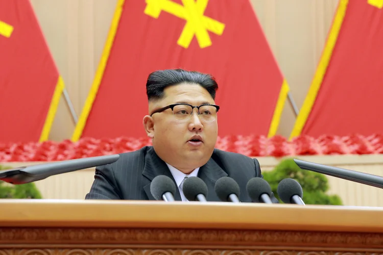 Kim Jong Un: Coreia do Norte ameaça destruir o Japão, a Coreia do Sul e os EUA com frequência (KCNA/Reuters)
