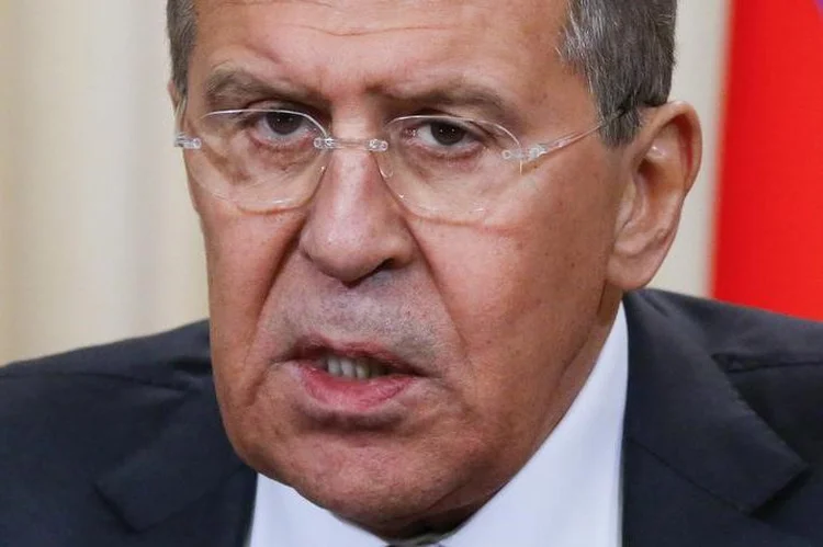 Sergei Lavrov: chanceler russo enfatizou a necessidade de se resolver pacificamente e sem intervenção externa a crise na Venezuela (Maxim Shemetov/Reuters)