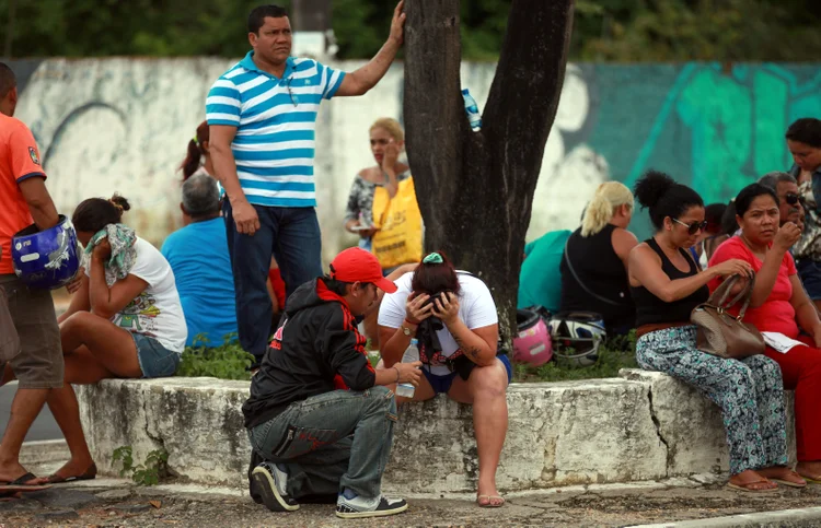 Manaus: o jornal americano também lembrou que a prisão tinha três vezes mais detentos do que sua capacidade (Michael Dantas/Reuters)
