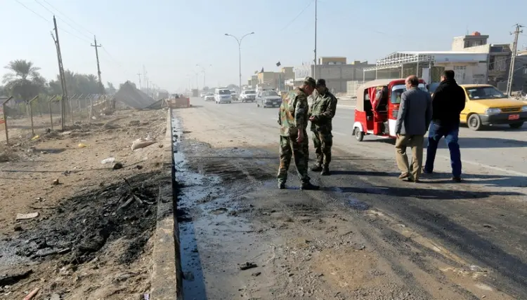 Bagdá: intensificação dos atentados coincidiu com o começo de uma nova ofensiva do exército iraquiano para expulsar o EI de seu reduto no Iraque (Wissm al-Okili/Reuters)