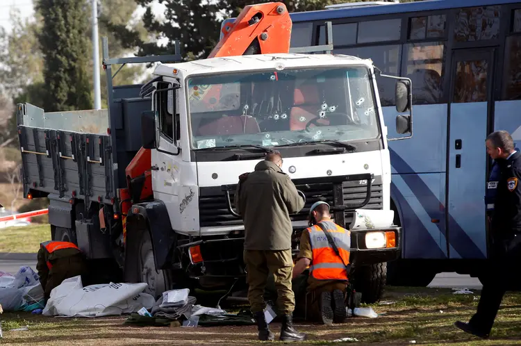 Jerusalém: atropelamento deixa ao menos quatro mortos e 15 feridos neste domingo, 8 (Ronen Zvulun/Reuters)