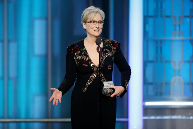 Meryl Strep no Globo de Ouro: premiação foi marcada pela diversidade (Paul Drinkwater/NBC/Reuters)