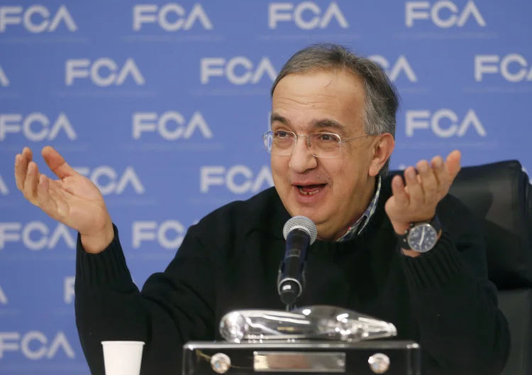 Sergio Marchionne: "O que vamos fazer com Trump? A resposta é 'nada', porque foi eleito. É o presidente dos Estados Unidos" (Rebecca Cook/Reuters)