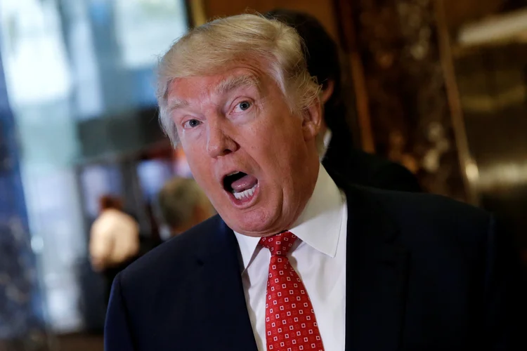 Trump: após ganhar as eleições de novembro do ano passado, o magnata segue se negando a revelar sua declaração de renda (Mike Segar/Reuters)