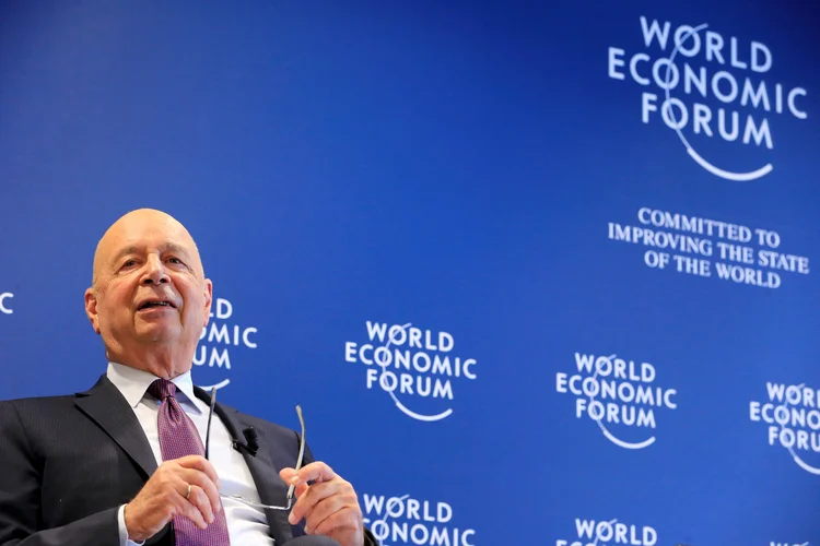 Klaus Schwab: "As pessoas buscam uma identidade neste mundo novo e a globalização é um bode expiatório muito fácil" (Pierre Albouy/Reuters)